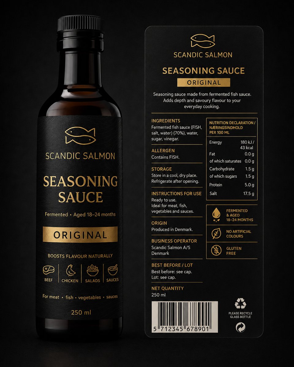 Scandic Salmon Seasoning Sauce Original