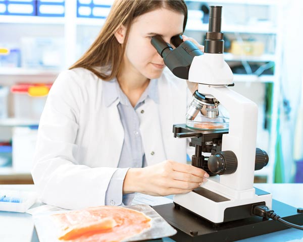 Woman in lab